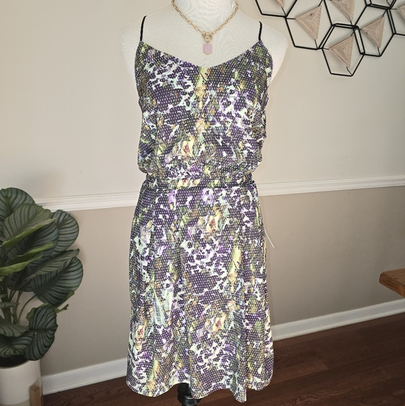 Lululemon Dress Womens Size 4 Floral Sport Multicolor City Summer Mini Dress NWT - Picture 1 of 6